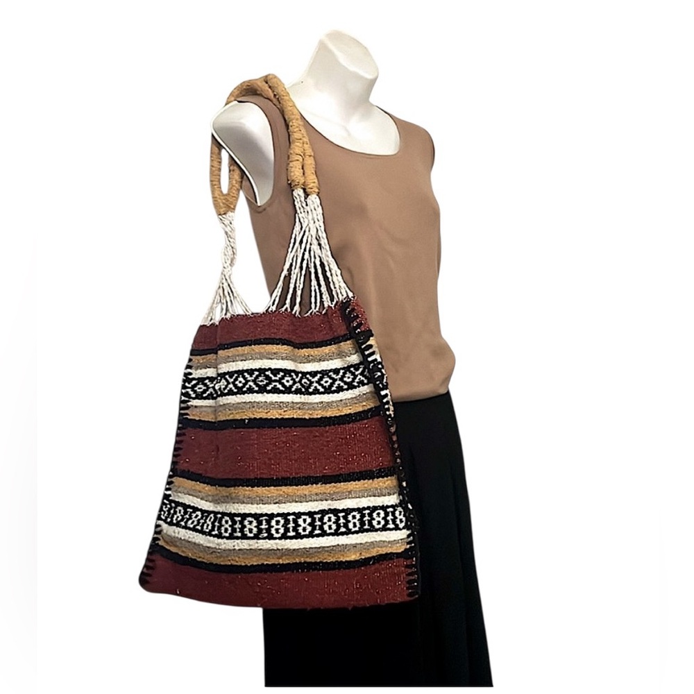 Horse Blanket Rug Boho Aztec Shoulder Bohemian Tote Bag